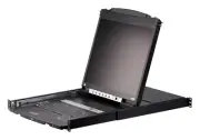 Rackmount KVM PS/2-USB VGA w/LCD Display Aten CL5808N