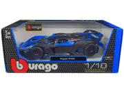 Bburago Bugatti Bolide Blue & Carbon Gray 1/18 Diecast Model Car 11047
