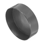 2pcs Rubber End Caps 170mm(6.7 inch) ID Screw Thread Protectors Dark Grey