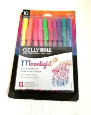 Sakura Gelly Roll Moonlight Vivid & Opaque Ink Bold 10 pens # 38176