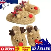 Christmas Reindeer Slippers Indoor Slippers Non-Slip Winter Slippers Women Men