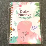 Daily Planner Jungeloo Undated To-Do Spiral Hardcover Nature PW002A