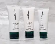 SALVATORE FERRAGAMO Tuscan Soul Convivio Hair Moisturizer Body Wash Set Of 3 M