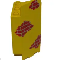 在飛比找蝦皮購物優惠-LEGO樂高 2345 6276 黃色 轉角 牆 城角 城堡