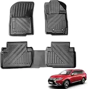 3D Moulded All Weather Floor Mat Carpet Liner for Mitsubishi Outlander 2012-2021