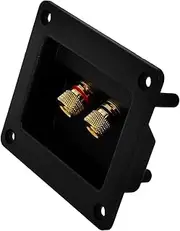OSALADI 2-Way Binding Posts Speaker Terminal Crimp Terminals Audio Cups for DIY Stereo Setup