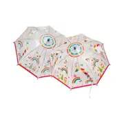 Floss & Rock Colour Changing Rainbow Fairy Transparent Umbrella