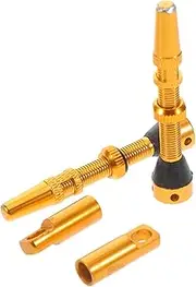4Pcs Bicycle Vacuum Valve Heavy Duty Tire Air Chuck with Valve Core Remover Extension for Tire Inflator Gauge Durable Finish Compatible with Road and Mountain Bikes