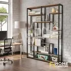 7 Tier Display Shelf Storage Shelves Bookshelf Bookcase Stand Rack Cupboard