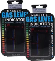 Pyhot 2 Pieces Magnetic Gas Level Indicator Reusable Propane Fuel Level Indicators Propane Tank Gauge Level Indicator Propane Tank Sensor for Home Kitchen Tool