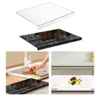 Acrylic Cutting Board with Counter Lip Countertop Protector Cover for Home