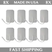 TENS Machine Pads 8x Large Tens Pads /Reusable 9x5 cm Tens Pads Electrodes