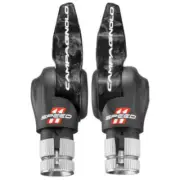Campagnolo 11 Speed Carbon TT Tri 2x11 Aero BarEnd Shifters Campy Front & Rear