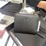 台灣現貨🧡🇮🇹💛36500 香奈兒 CHANEL 24S  CF SO BLACK  L拉鍊短夾