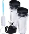 Replacement Parts Compatible with Nutri Ninja, Blender Blade 6 Fins and 2 Pcs