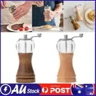 Manual Salt Pepper Mill Grinder Wood Spice Seasoning Cooking Kitchen Gadgets