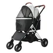 PaWz 4 Wheels Pet Stroller Deluxe
