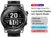 Men Sport Smart Watch HD Display 50M ATM Altimeter Barometer Compass Smartwatch