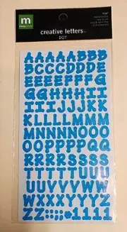 Chunky Letters Stickers Brand New Package Unopened elementary school scrapbook