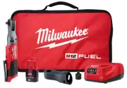 Milwaukee M12FIR38-201B - 12V Brushless 3/8" Impact Ratchet Kit (1 x 2.0Ah)