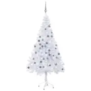 NNEVL Artificial Christmas Tree with LEDs&Ball Set 120cm 230 Branches
