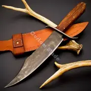 Custom Made Hand Forged JUAN PADILLO BOWIE Knife REPLICA In Blackened Finish