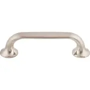 Top Knobs Cabinet Oculus Oval Pull 3 3/4 Inch (c-c) Brushed Satin Nickel