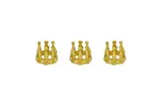 3x Legami Inflatable Prince Crown Balloon Hat Kids Birthday Party Decor Gold