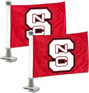 ProMark NCAA North Carolina State Wolfpack Flag Set 2-Piece Ambassador Style, Team Color, One Size