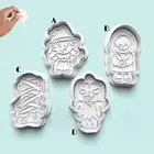 Halloween Witch Mummy Skeleton Scarecrow Cookie Fondant Cutter Embosser + Handle
