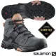 【索羅門 SALOMON】女 X ULTRA 4 GTX 防水透氣耐磨中筒登山鞋(僅370g).Gore-Tex+全地形大底/Merrell Mammut_412956 烏木黑/摩卡棕/杏仁粉