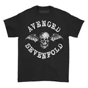 Marvel Avenged Sevenfold Unisex Adult Deathbat T-Shirt Black XL