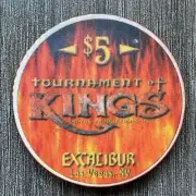 Las Vegas **EXCALIBUR** $5 "UNCIRCULATED"