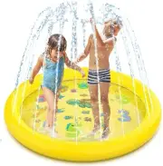 Kids Outdoor Swimming Pool Toy for Baby, Toddlers, Fun Sprinkle and Splash