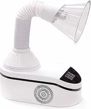 230W Nail Vacuum Cleaner，Powerful 3 Levels of Wind Speed Nail Dust Collector，with LED Spotlight, 360° Rotatable Vacuum Hose，Activated Carbon Filter，for Home Salon Nail Polishing, Grinding, Lighting