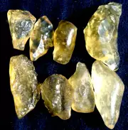 Libyan Desert Glass Meteorite Tektite impact specimen( 1000 ct)Medium Gem Lot#16