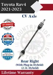 Rear Right CV Axle For 2021-2023 Toyota Rav4 W/ Plug-in Hybrid Lifetime Warranty (for: Toyota)