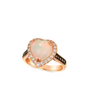 Le Vian Neopolitan Opal 14K Rose Gold 2.23 ct. tw. Diamond & Opal Ring