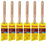 Genuine Purdy 6 Pack XL Elite Glide Angular 2" Paint Brushes 144152520-6PK