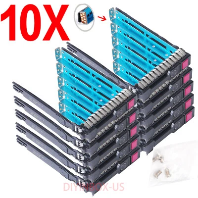 X10 REV 4.010 SAS 2.5"HDD Drive Tray 651687-001 For HP G8 G9 DL380p DL360p DL160