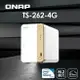 【含稅公司貨】QNAP 威聯通 TS-262-4G 2Bay NAS 網路儲存伺服器(不含硬碟)