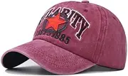 [HAMKVBPR] Baseball Cap Unisex Washed Cotton Baseball Cap Duck Tongue Cap Outdoor Sports Hat(C)