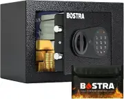 Fireproof Safe Box with Sensor Light & Fireproof Bag, Money Safe Box with Digita