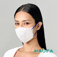 在飛比找蝦皮商城優惠-HAOFA氣密型99%防護醫療N95口罩彩耳款-藍色(10入