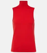 [Dorothee Schumacher] Dorothee Schumacher Wool-blend top AU 14 red