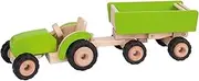 Traktor grün mit Anhänger