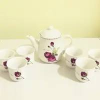 在飛比找蝦皮購物優惠-玫瑰花語茶具組 玫瑰花 花茶壺