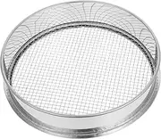 ibasenice Soil Sifter Stainless Steel Mesh Strainer for Efficient Gardening Compost Dirt Separation Versatile Tool for Soil Sand Rocks Sifting