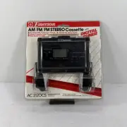 NOS Vintage Emerson AC2120CS Portable Cassette Tape Player | NEW SEALED! ✅