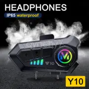 Motorcycle Bluetooth Headset Motorbike Helmet Headphone Handsfree Mic Waterproof